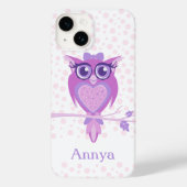 Stomme meisjes paars, roze en wit Case-Mate iPhone case (Achterkant)