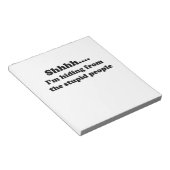 Stomme mensen notitieblok (Schuin)