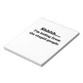 Stomme mensen notitieblok (Linkerzijde)