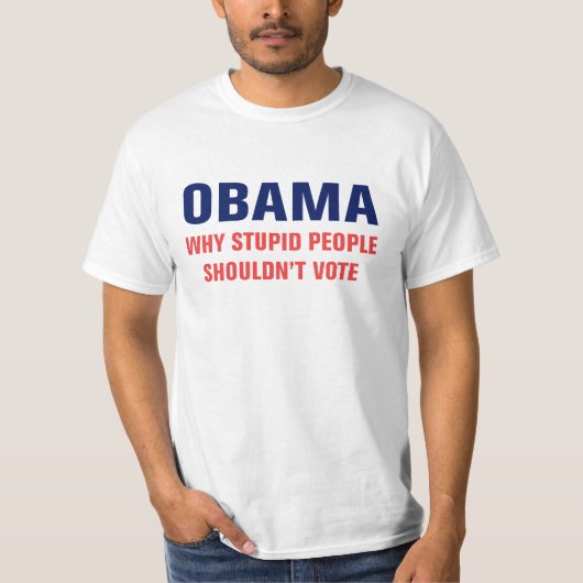 Stomme mensen T-shirt (Voorkant)