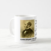 Stomme mensen zijn over het algemeen conservatief. koffiemok (Voorkant links)
