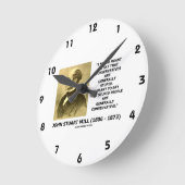 Stomme mensen zijn over het algemeen conservatief. ronde klok (Hoek)