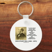 Stomme mensen zijn over het algemeen conservatief. sleutelhanger (Voorkant)