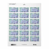 Stomme modderbloemen op een bijtend hout etiket (Full Sheet)