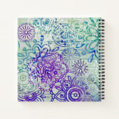 Stomme modderbloemen op een bijtend hout notitieboek (Achterkant)