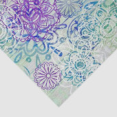 Stomme modderbloemen op een bijtend hout tissuepapier (Detail)