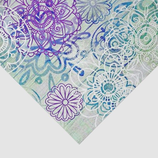 Stomme modderbloemen op een bijtend hout tissuepapier (Detail)