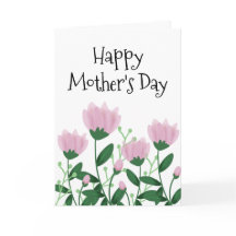 Stomme moederdag Roze Floral