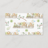 Stomme Oerwouden Dieren trainen Greenery Boeken vo Informatiekaartje (Achterkant)