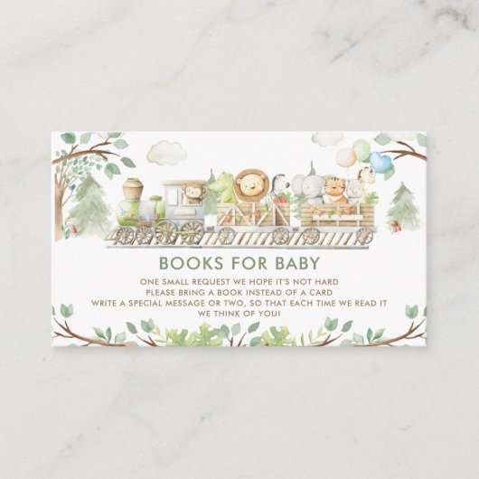 Stomme Oerwouden Dieren trainen Greenery Boeken vo Informatiekaartje (Voorkant)