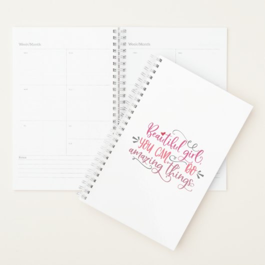 Stomme offertes voor meisjes planner (Display)