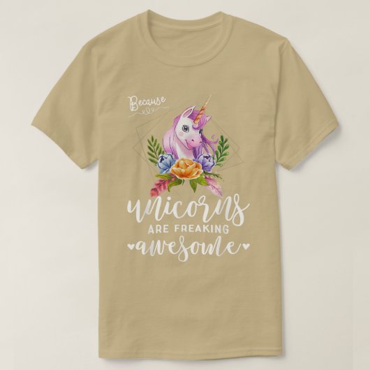 Stomme omdat Unicorns Geweldige T-shirt maken (Design voorkant)
