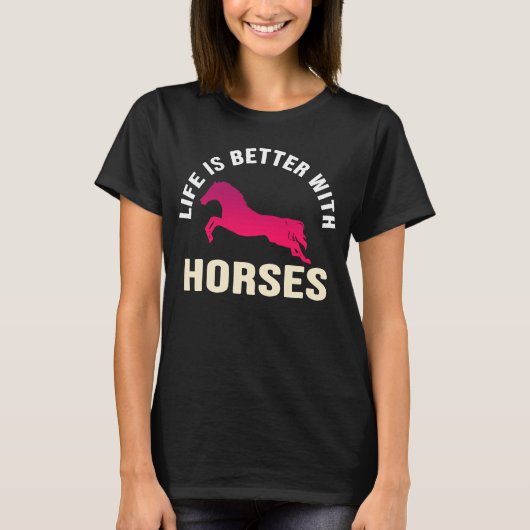 Stomme paardenrennen t-shirt (Voorkant)