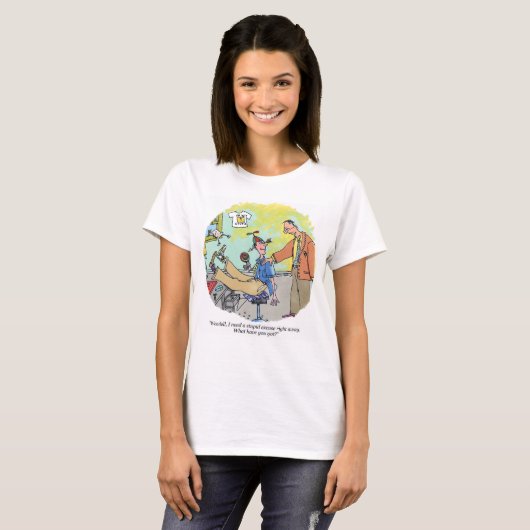Stomme Pardon cartoon shirt (Voorkant volledig)