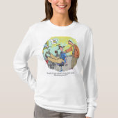 Stomme Pardon cartoon shirt lange hoes (Voorkant)