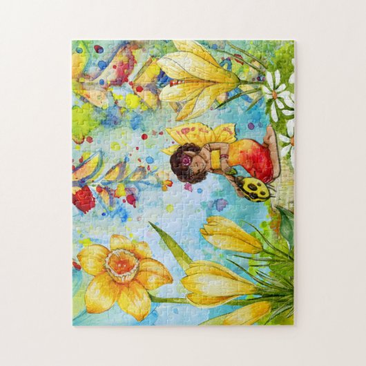 Stomme paren met een Ladybug_GC - puzzle Legpuzzel (Verticaal)