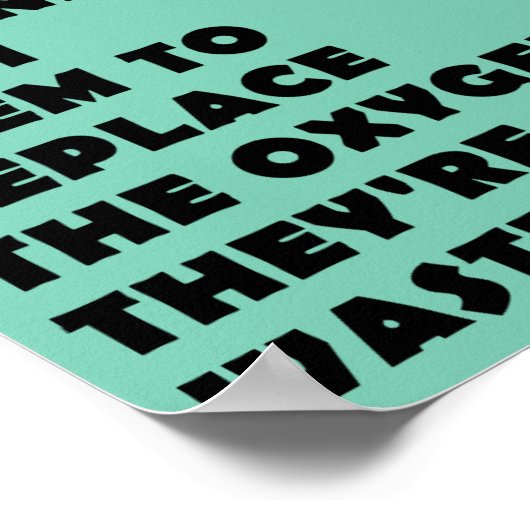 Stomme Planten Poster (Hoek)