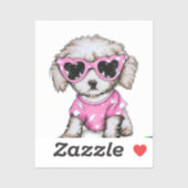 Stomme ponie met roze sticker (Vel)