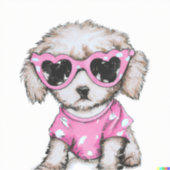 Stomme ponie met roze sticker (Voorkant)