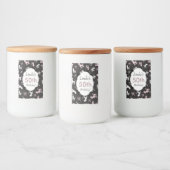 Stomme poodles voor je verjaardag voedselcontainer etiket (Flessen)