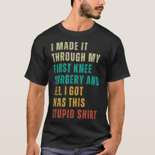 Stomme postoperatieve knevel wordt snel beter t-shirt