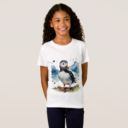 Stomme puffelvogel t-shirt (Voorkant volledig)