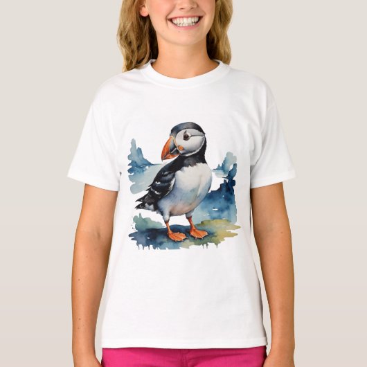 Stomme puffelvogel t-shirt (Voorkant)