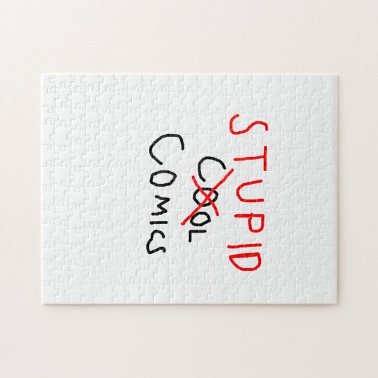 Stomme puzzle legpuzzel (Horizontaal)