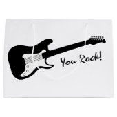 Stomme rock! Koele elektrische gitaar Verjaardagsc Groot Cadeauzakje (Voorkant)