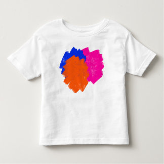 Stomme rommelkleurige spetters kinder shirts