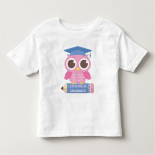 Stomme roze bocht op potlood, Afstuderen Pre K Kinder Shirts