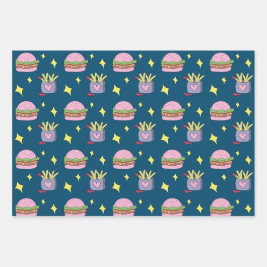 Stomme roze brander en kunststofpakpapier inpakpapier vel (Voorkant)