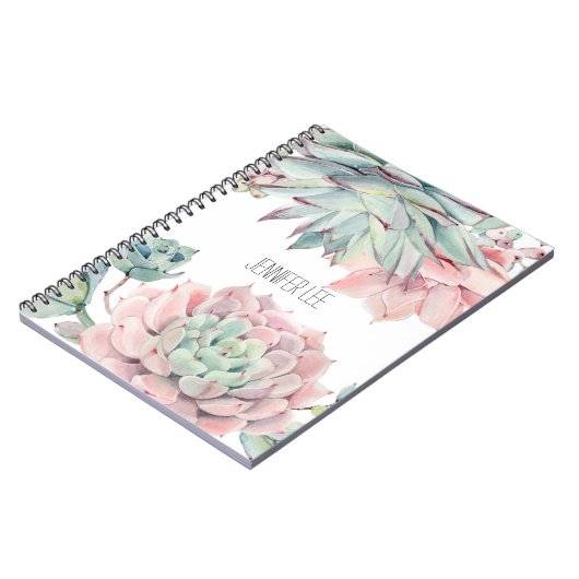 Stomme roze groene sacharose en jouw naam op  notitieboek (Linkerzijde)