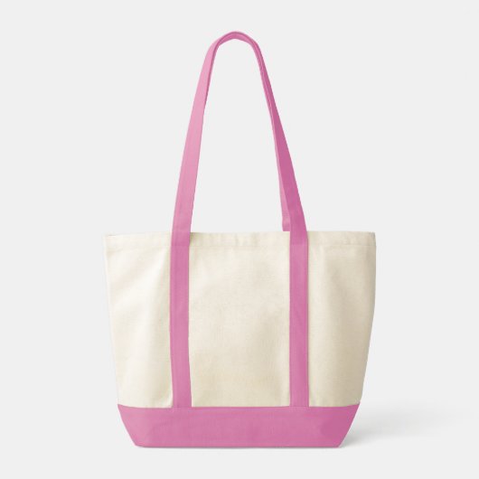 Stomme roze moeder van de groom Gift Canvas tas (Achterkant)