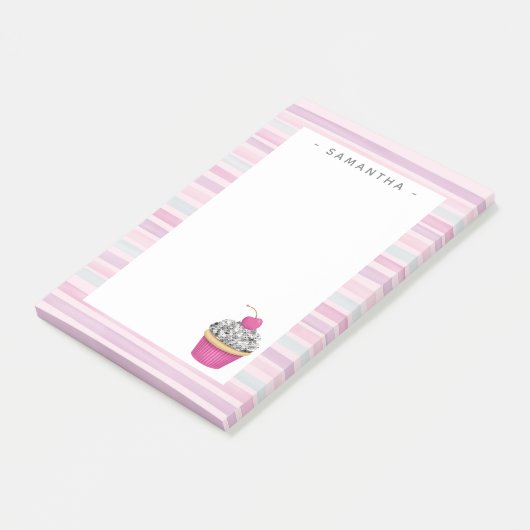 Stomme roze post-it® notes (Schuin)