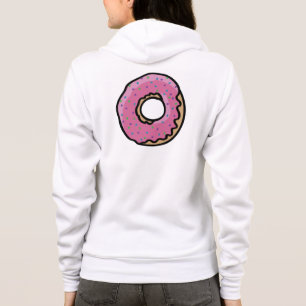 Stomme roze regendruppels donuts hoodie