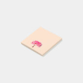 Stomme roze waterverf kersen bloesem post-it® notes (Schuin)