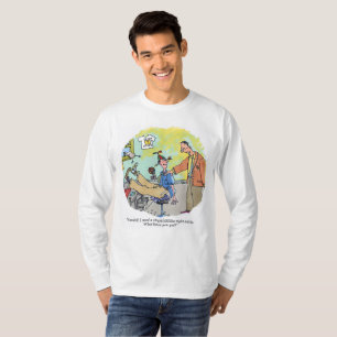 Stomme shirt met lange hoes