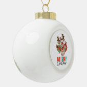 Stomme siervoorwerpen - Kerst van Merry Keramische Bal Ornament (Links)