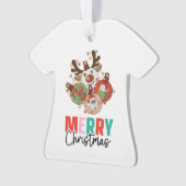 Stomme siervoorwerpen - Kerst van Merry Ornament (voorkant)