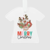 Stomme siervoorwerpen - Kerst van Merry Ornament (achterkant)