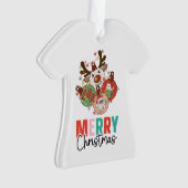 Stomme siervoorwerpen - Kerst van Merry Ornament (voorkant)