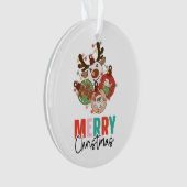 Stomme siervoorwerpen - Kerst van Merry Ornament (voorkant)