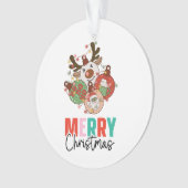 Stomme siervoorwerpen - Kerst van Merry Ornament (voorkant)