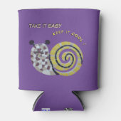 Stomme slak mozaïekkost. Eenvoudige Koelbox Blikjeskoeler (Voorkant)