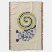 Stomme slak mozaïekkost. Trow Blanket Deken (Voorkant Verticaal)