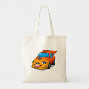 Stomme sportevenbrandwagen  Kies achtergrondkleur Tote Bag
