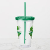 Stomme springerwten in de illustratie van de carto acryl drinkbeker (Rechts)