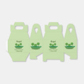 Stomme springerwten in de illustratie van de carto bedankdoosjes (Uitgevouwen)