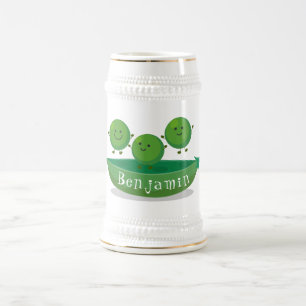 Stomme springerwten in de illustratie van de carto bierpul